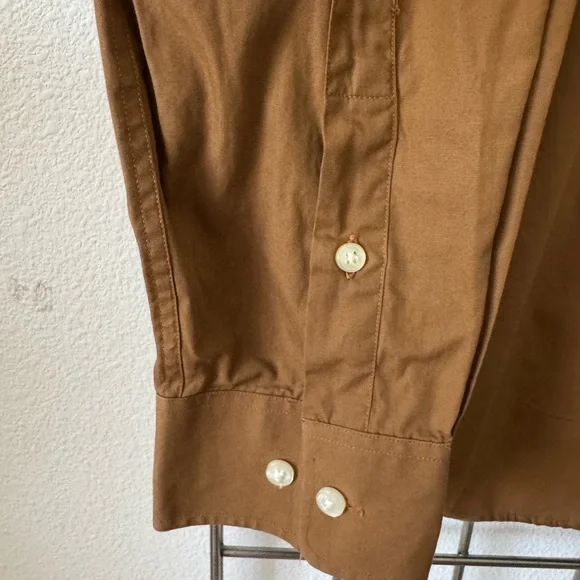 CALVIN KLEIN Brown Slim Fit Dress Shirt - Picture 4 of 7